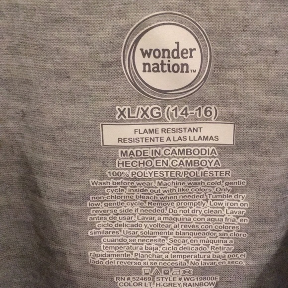 Rainbow Pajama shirt - Picture 2 of 3